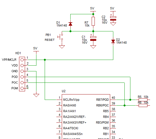 pickit 3 circuit